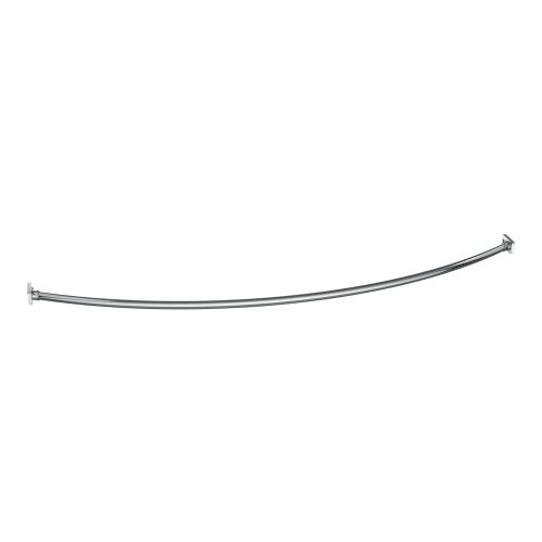 WINGITS® CONTOUR OVAL 5' X 6" Bow Curved Shower Rod, Polished Finish, CATALOG Box (Case Pack)
